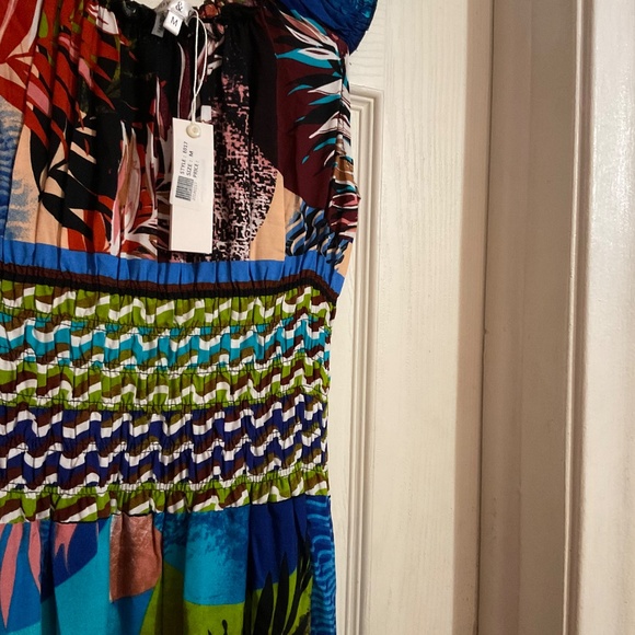Brand new maxi sleeveless multi colored dress - Picture 2 of 3